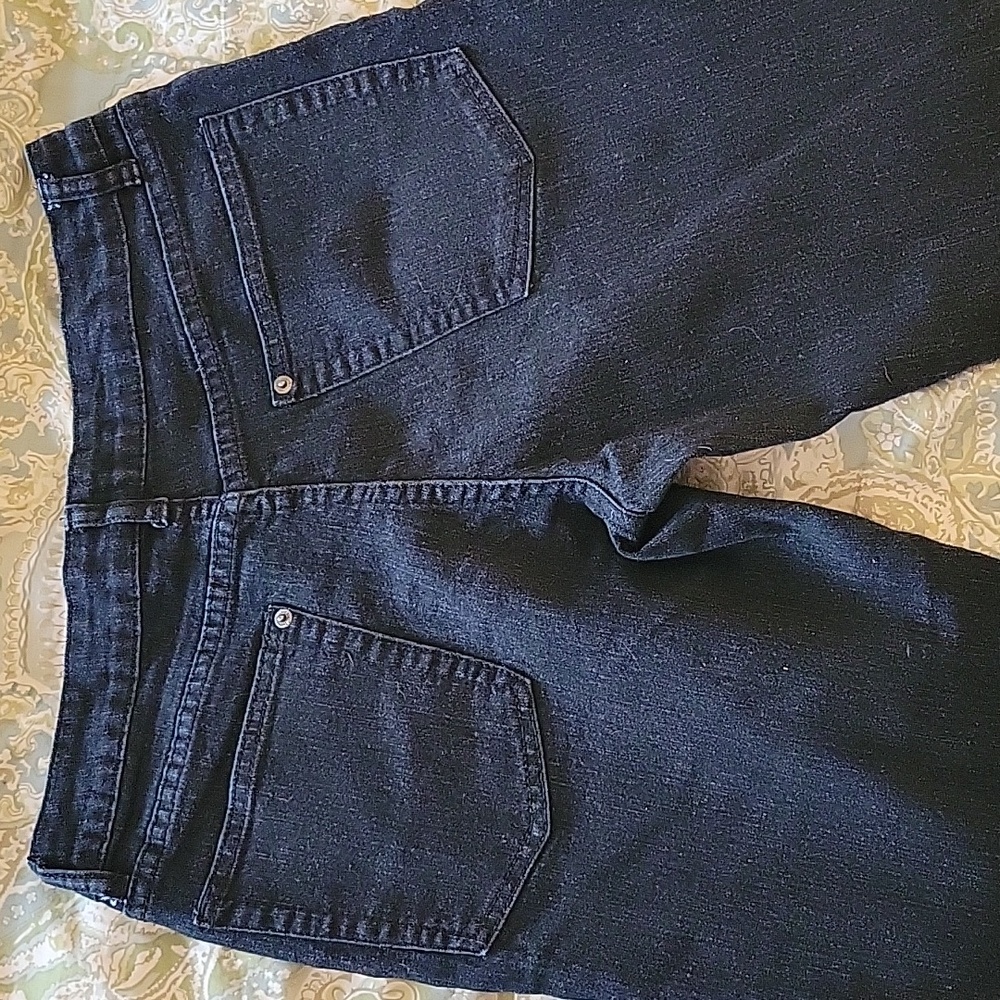THE LIMITED DARK WASH STRAIGHT LEG STRETCH JEANS - Picture 5 of 6